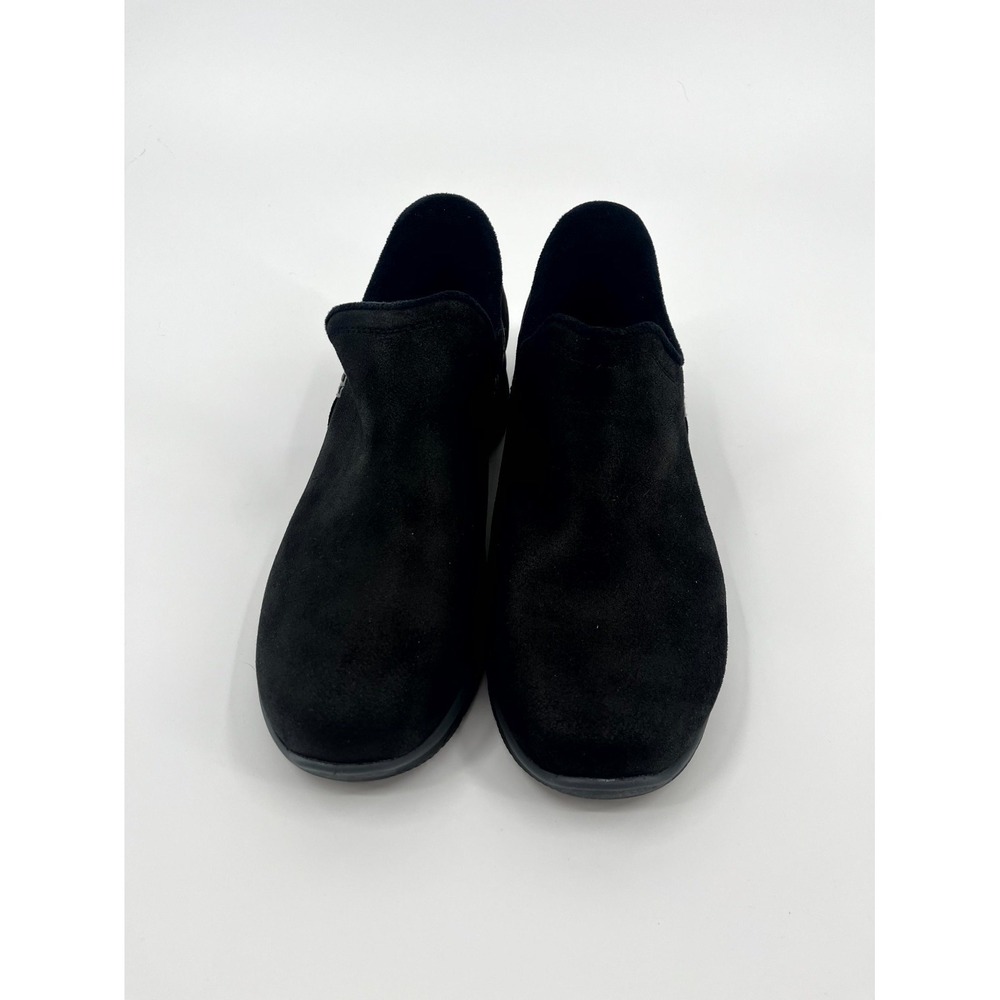 Skechers Easy Going Modern Hour 167872 Womens 9 Ankle Boots Black Faux Fur Lined